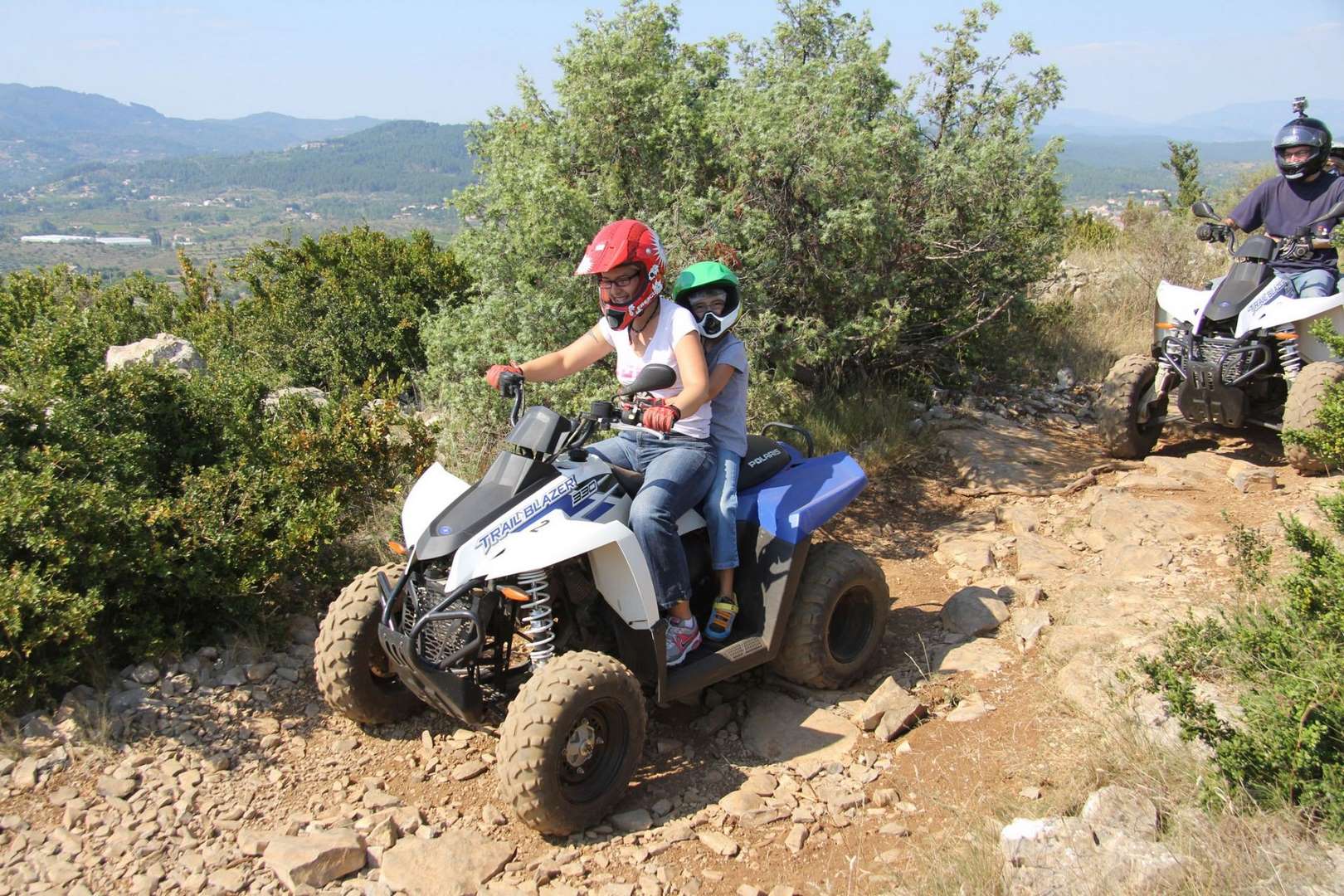 Ardèche Quad tour en trektocht Dienst toerisme Pont d Arc Ardèche