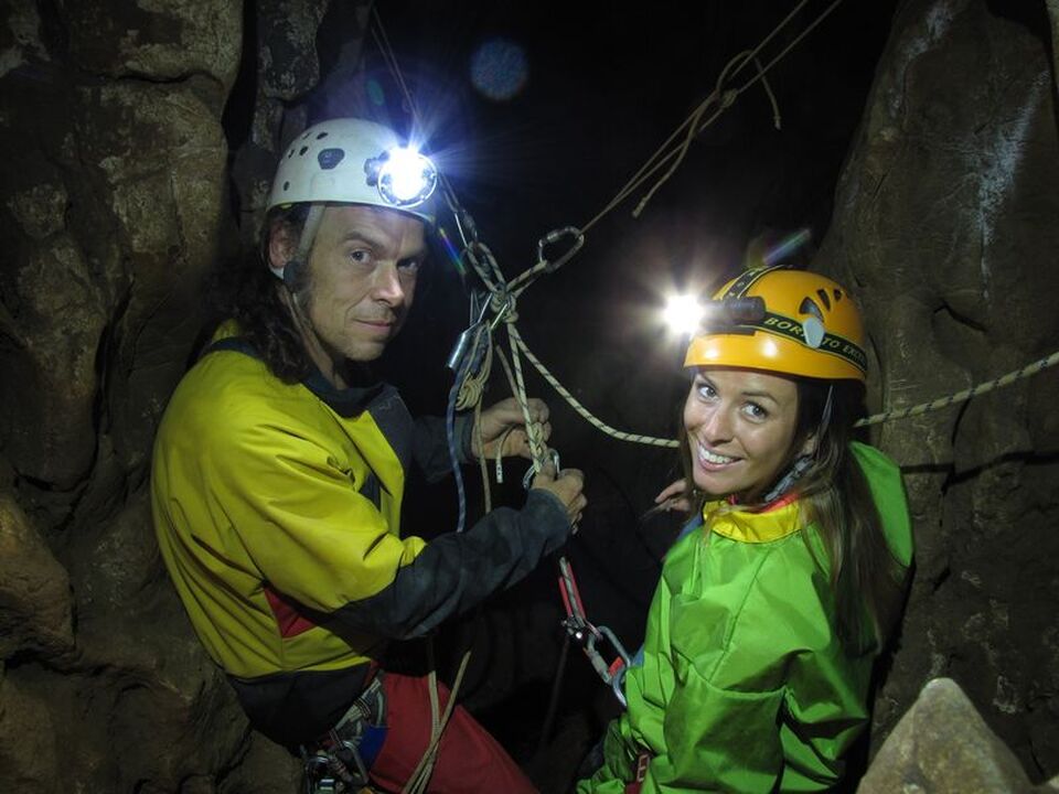 Journée spéléologie débutant avec les Guides Spéléo d'Ardèche