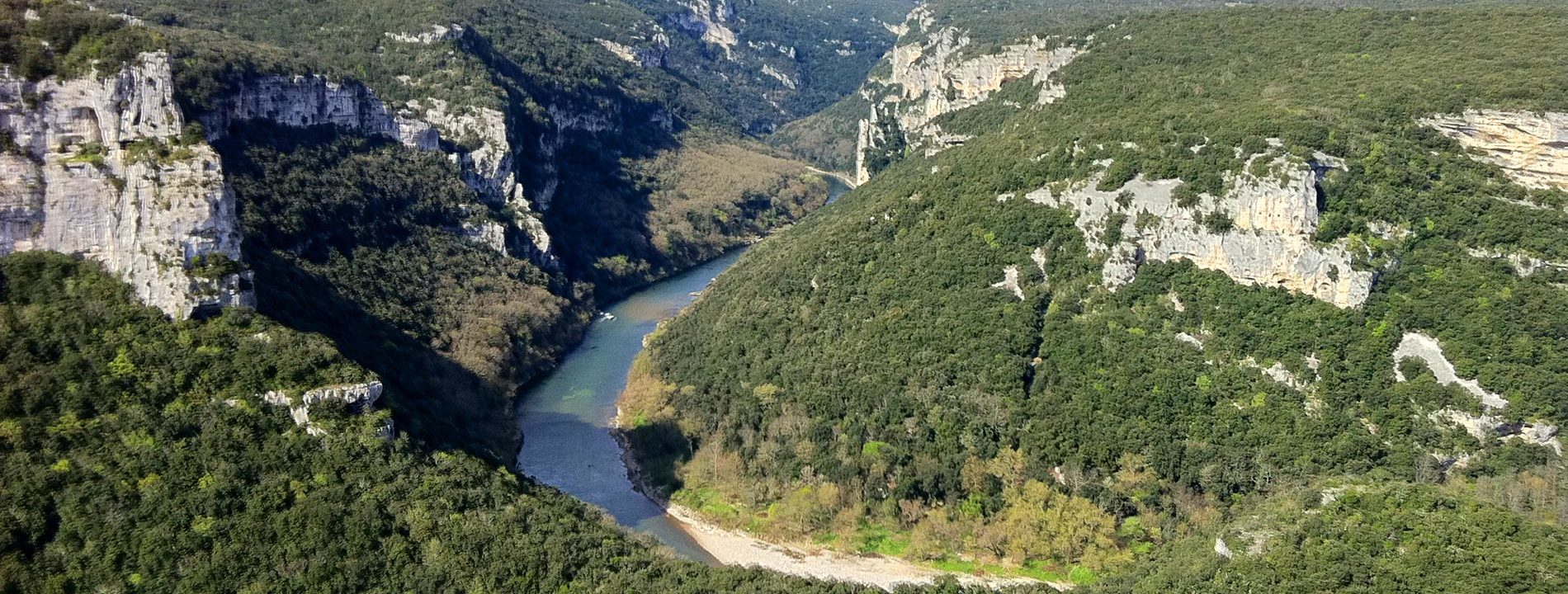 Kano - Kajak van Châmes naar St Martin d'Ardèche - 24 km / 1 dag met Rivière et Nature
