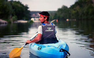 Canoë - Kayak de Ruoms à Sampzon - 4 km avec Cap07 Canoë