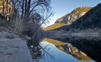 Canoë - kayak de Châmes à St Martin d'Ardèche - 24 km 1 jour avec ABACA / Ardèche Aventure