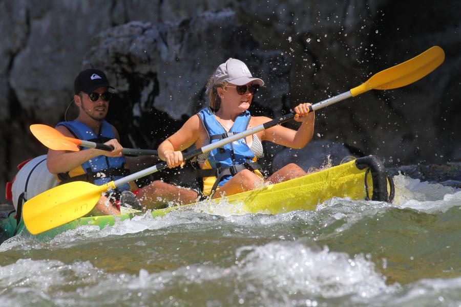 Canoë - Kayak de Châmes à St Martin d'Ardèche - 24 km / 1 jour avec la Petite Mer