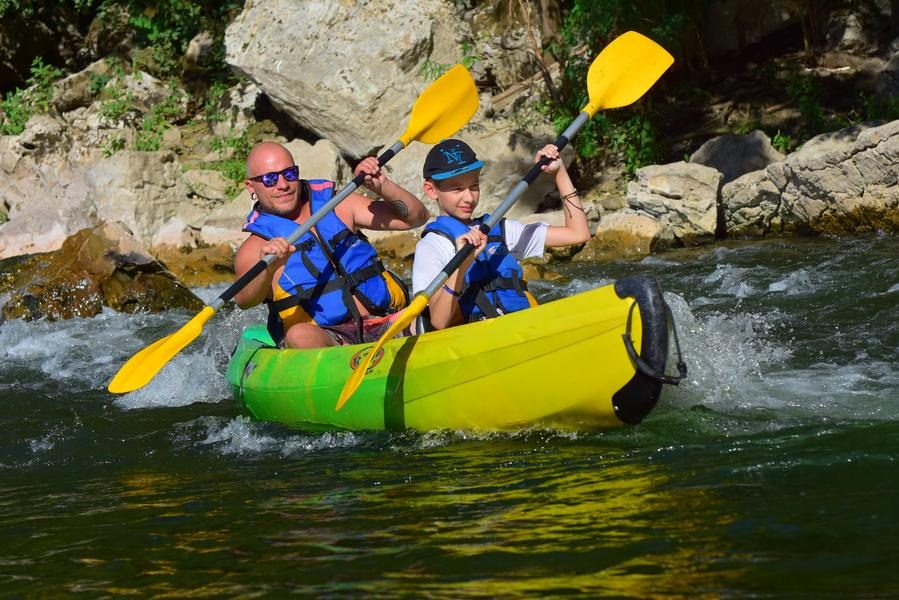 Canoë - Kayak de Châmes à St Martin d'Ardèche - 24 km / 2 jours avec la Petite Mer