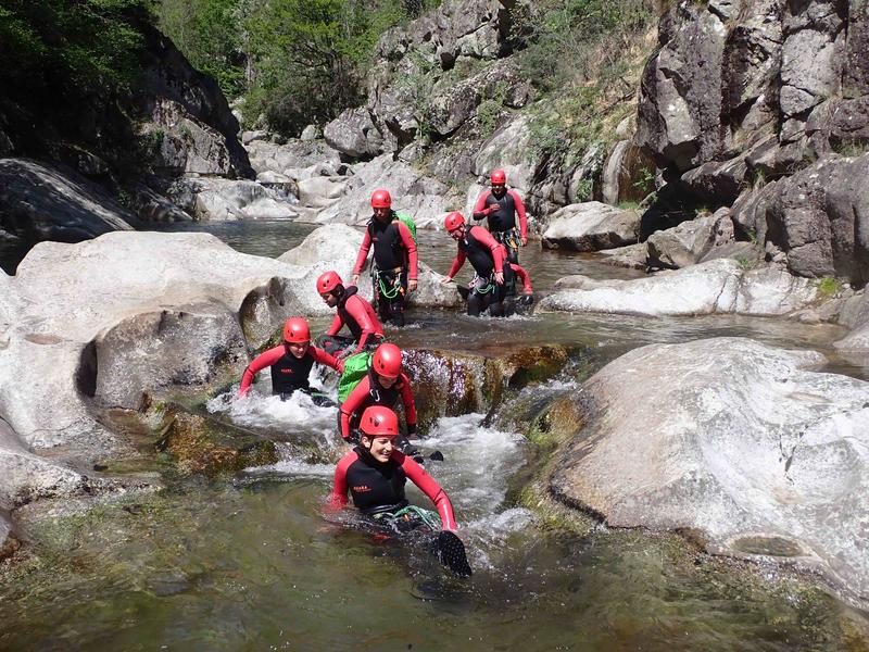 Canyoning aventure Le Rolling-Stone 1/2 Journée avec Ardèche Outdoor Activités