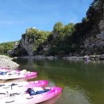 © Parcours 18km - Base nautique de Vogué - ardeche adventure