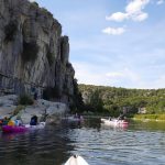 © Parcours 18km - Base nautique de Vogué - ardeche adventure