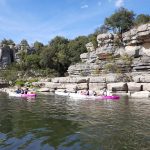 © Parcours 18km - Base nautique de Vogué - ardeche adventure