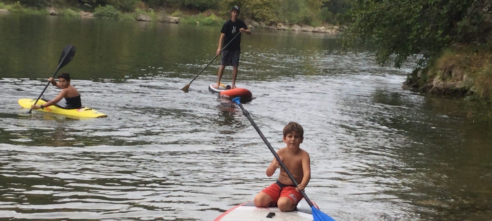 Paddle avec la petite Mer