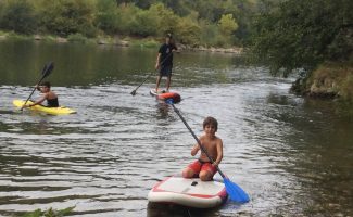 Paddle avec la petite Mer