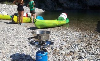 Kano - Kajak van Vallon tot St Martin d'Ardèche - 32 km / 2 dagen met la Petite Mer