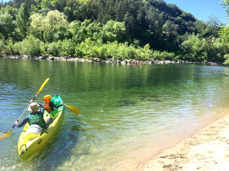 Kano - Kajak van Vallon naar Châmes - 6 km met Rivière et Nature