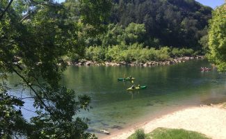 Kano - Kajak van Sampzon naar Vallon - 6 km met Rivière et Nature