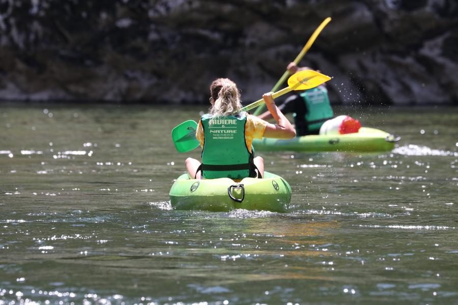 Kano - Kajak van Vallon naar Saint Martin d'Ardèche - 30 km / 2 dagen met Rivière et Nature