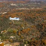 © Survol des Gorges en avion - L'ardeche vue du ciel - aero-club