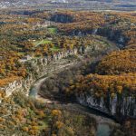 © Survol des Gorges en avion - L'ardeche vue du ciel - aero-club
