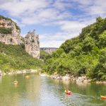 kano - kajak van Vallon tot Saint Martin d'Ardèche - 16 + 16 km / 2 dagen met La Vernède