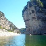 Kano - Kayak van Vallon naar St Martin d'Ardèche - 30 km / 2 dagen met Castor Canoë