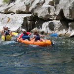 © anderhalve dag per kano met een natuurgids van het natuurreservaat van de Gorges de l’Ardèche - 1 nacht in een bivak - S. Gayet