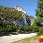 Kano - Kajak van Vallon naar St. Martin d'Ardèche - 30 km / 1 dag met Azur canoës
