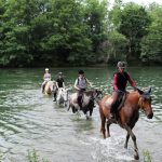 © Traversée à cheval de rivières - Talagrand
