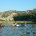 © Traversée à cheval de rivières - Talagrand