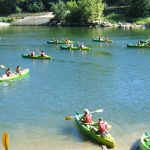 Canoë - Kayak de Châmes à St Martin d'Ardèche - 24 km / 1 jour avec Alpha Bateaux