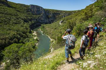 Randonnée Gorges de l'Ardèche ©Matthieu Dupont