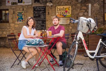 Séjour à vélo sur la via Ardèche - Le Bec Figue à Labeaume©Marina Geray