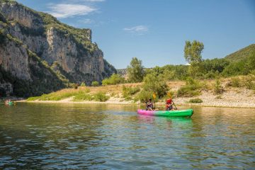 Canoë en famille sur l'Ardèche©Marina Geray